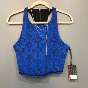 NWT Vimmia Workout Crop top with Shelf bra